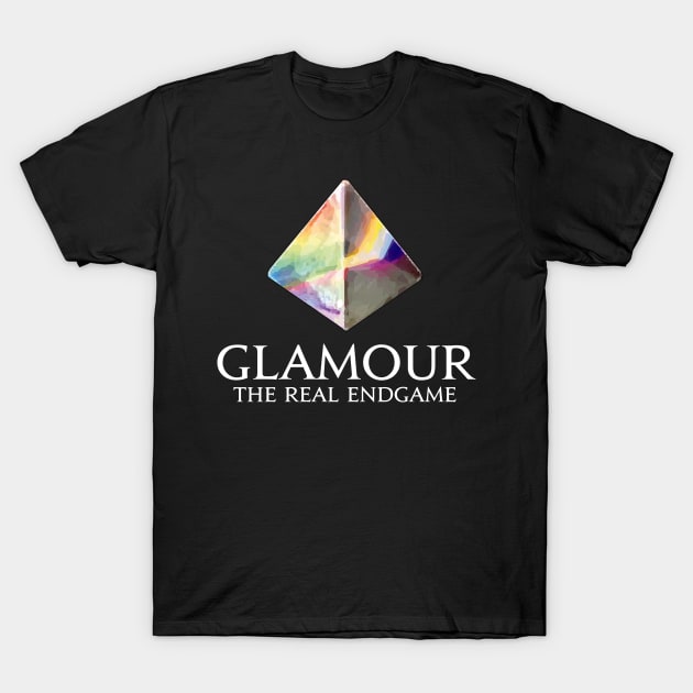 Glamour the Real endgame for FFXIV MMORPG T-Shirt by Asiadesign